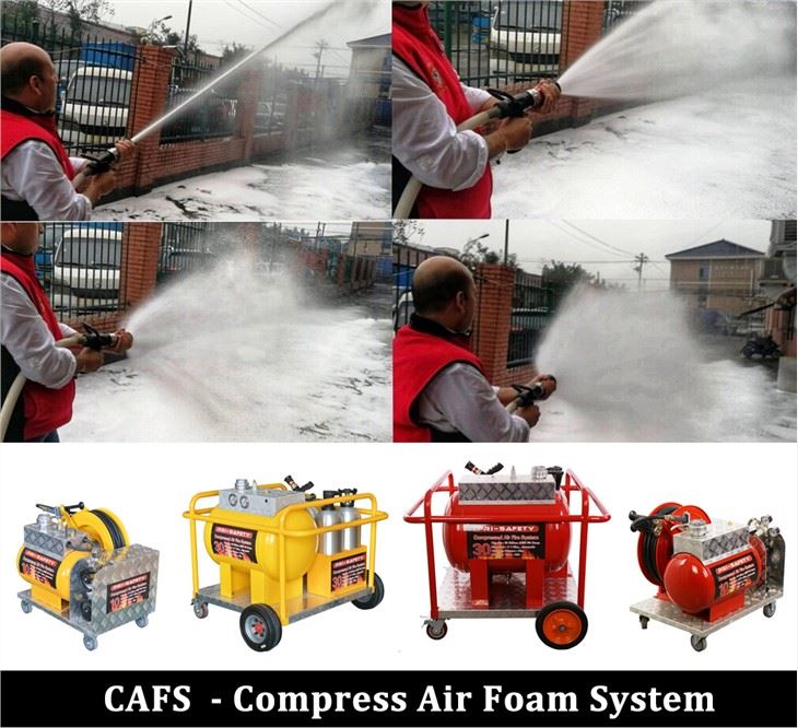 Sistemas de espuma de ar comprimido CAFS para fogo selvagem