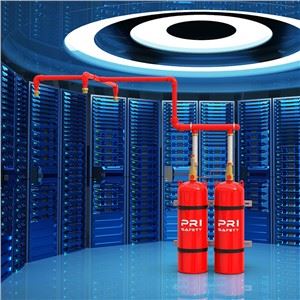 HFC227ea Sistema de incêndio por inundação total ativado por válvula solenoide com sistema de controle