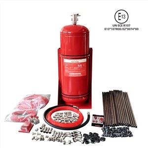 Sistema automático de extintor de incêndio para máquinas da indústria