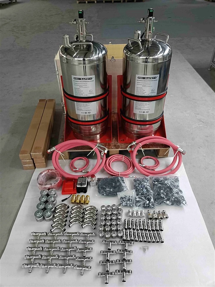 Customizable Detection Cable Vehicle Fire Suppression System For Mining Loaders Excavators high quality